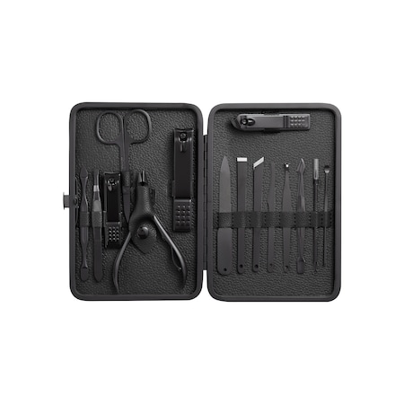 Akol Care Manicure set, 15 pcs (Black) AK-MANI-BLK-15